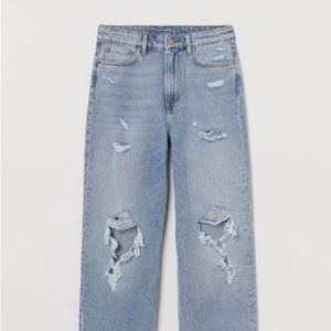 H&M Loose Straight High Waisted Jeans